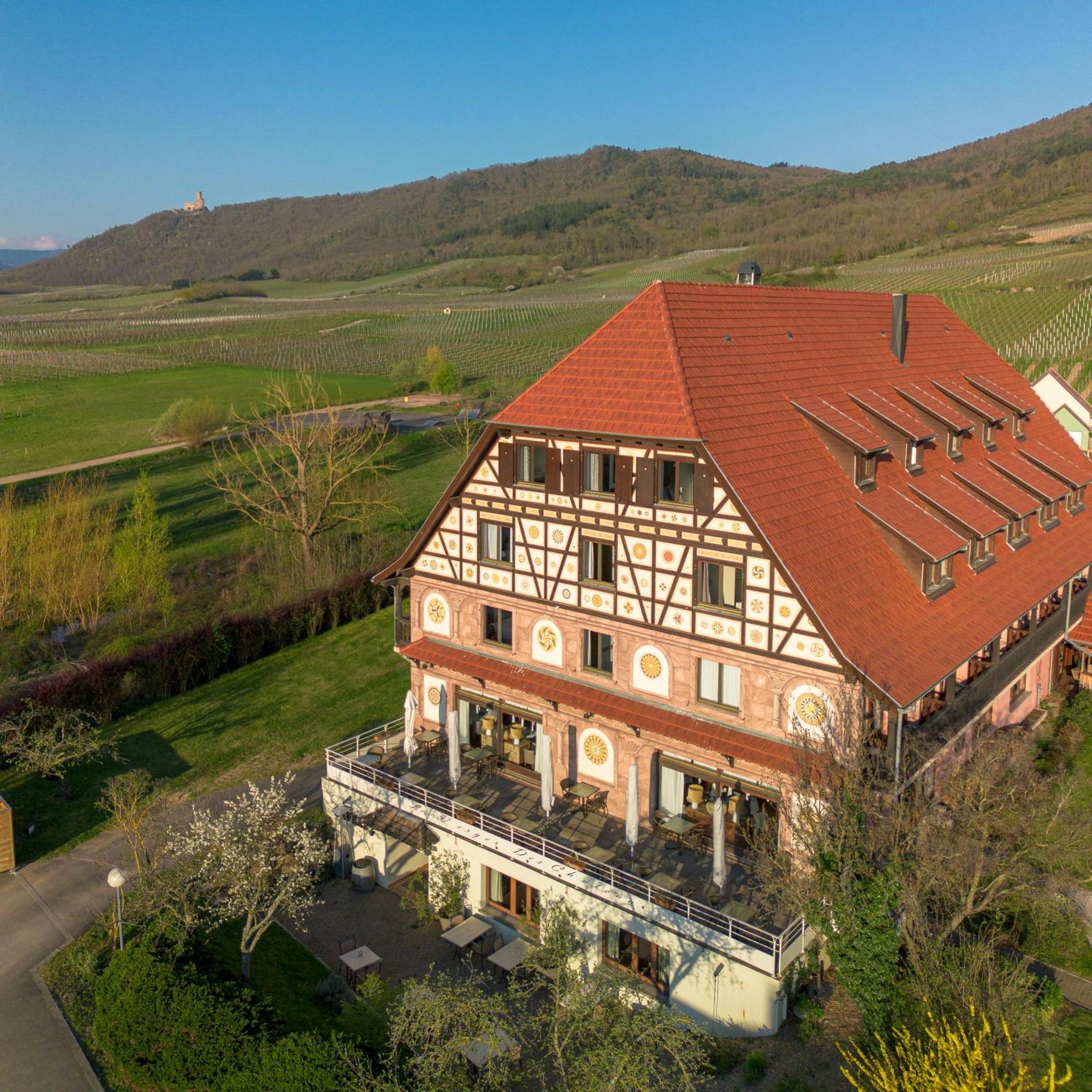 Hotel Restaurant Verger Des Chateaux, Route Des Vins Haut-Koenigsbourg Dieffenthal Kültér fotó